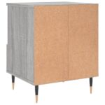 Table de chevet sonoma gris 40x35x50 cm bois d’ingénierie – Image 6