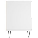 Tables de chevet 2 pcs blanc 40x35x50 cm bois d’ingénierie – Image 6