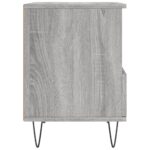 Table de chevet sonoma gris 40x35x50 cm bois d’ingénierie – Image 5