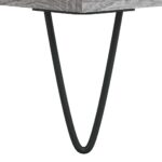 Table de chevet sonoma gris 40x35x50 cm bois d’ingénierie – Image 7
