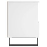 Table de chevet Blanc 40x35x50 cm Bois d’ingénierie – Image 5