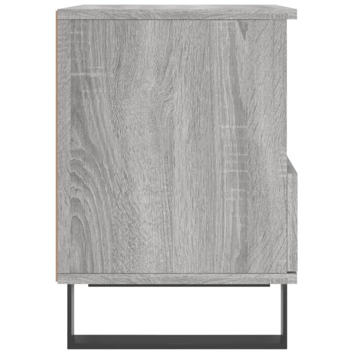 Tables de chevet 2 pcs sonoma gris 40x35x50 cm bois ingénierie – Image 6