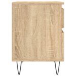 Table de chevet chêne sonoma 40x35x50 cm bois d’ingénierie – Image 5