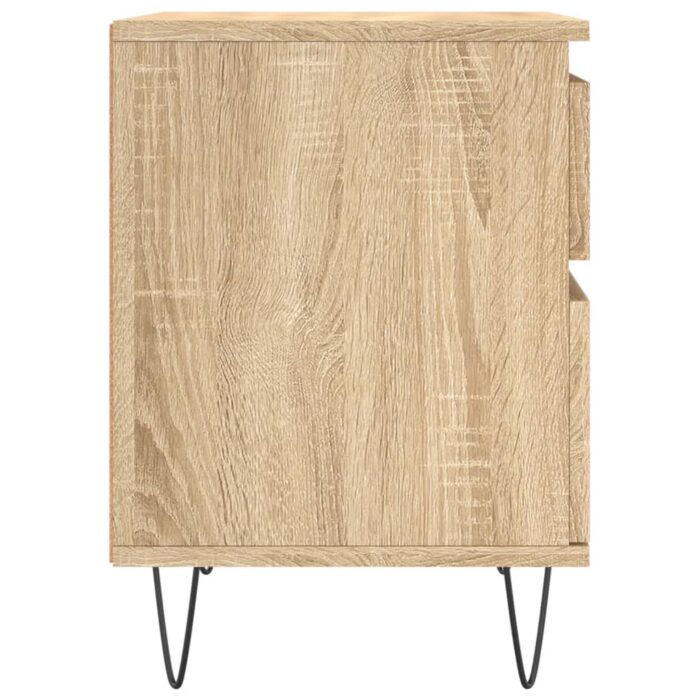 Table de chevet chêne sonoma 40x35x50 cm bois d’ingénierie – Image 5