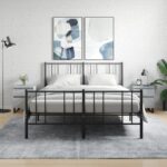 Tables de chevet 2 pcs gris béton 40x35x50 cm bois d’ingénierie