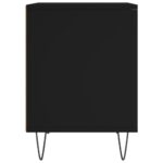 Table de chevet Noir 40x35x50 cm Bois d’ingénierie – Image 3