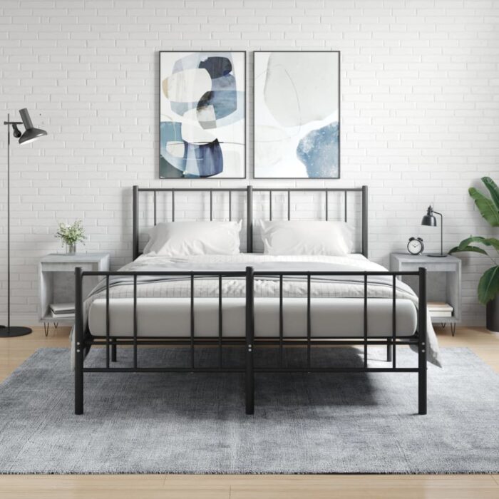 VXL8721012111080_m_en_hd_1.jpg Tables de chevet 2 pcs gris béton 40x35x50 cm bois d’ingénierie – Image 1