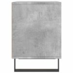 Tables de chevet 2 pcs gris béton 40x35x50 cm bois d’ingénierie – Image 4