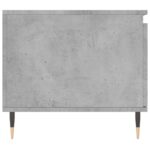 Table basse Gris béton 100x50x45 cm Bois d'ingénierie – Image 5