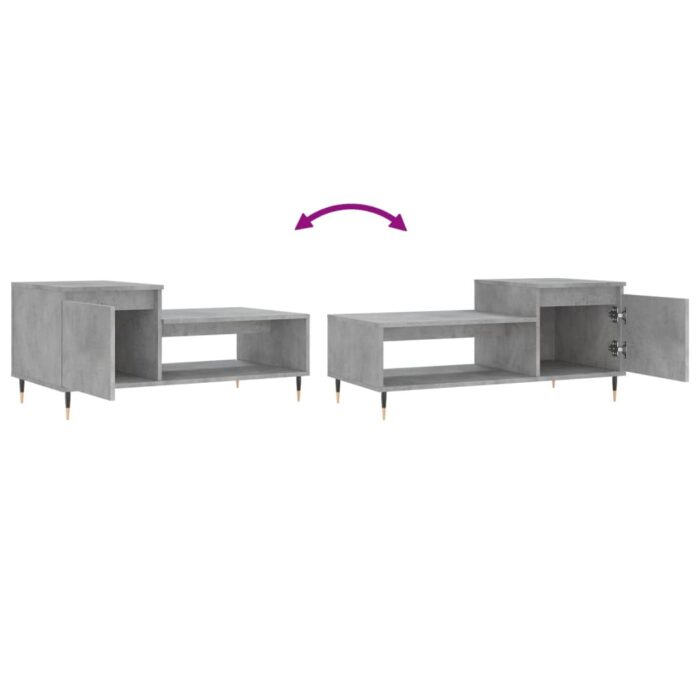 VXL8721012111356_g_en_hd_7.jpg Table basse Gris béton 100x50x45 cm Bois d'ingénierie – Image 7