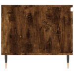 Table basse Chêne fumé 100x50x45 cm Bois d'ingénierie – Image 5