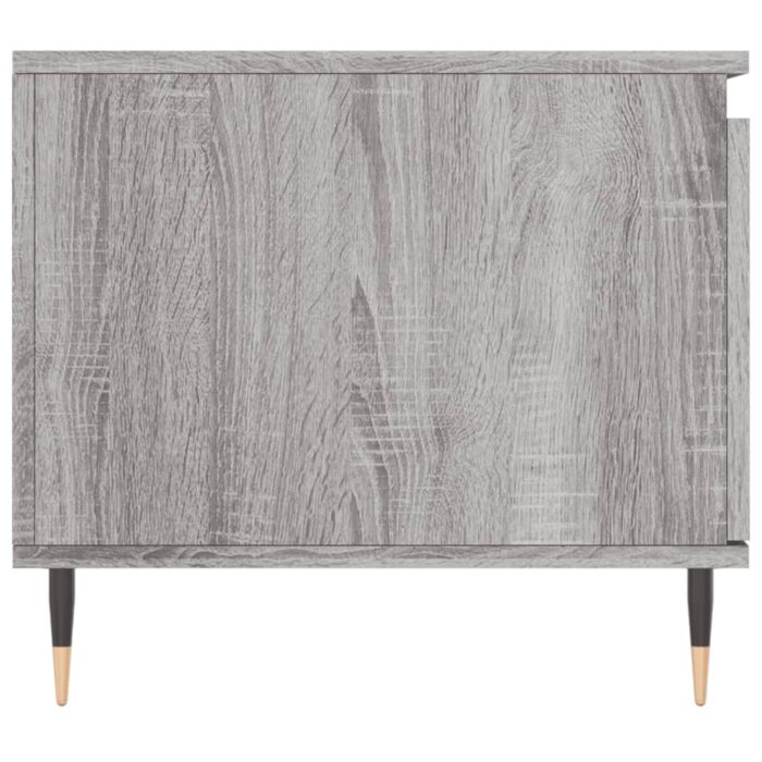 Table basse Sonoma gris 100x50x45 cm Bois d'ingénierie – Image 5