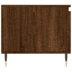 Table basse Chêne marron 100x50x45 cm Bois d'ingénierie – Image 5
