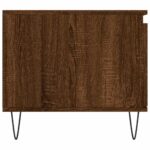 Table basse Chêne marron 100x50x45 cm Bois d'ingénierie – Image 5
