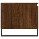 Table basse Chêne marron 100x50x45 cm Bois d'ingénierie – Image 5