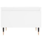 Table basse blanc 50x46x35 cm bois d'ingénierie – Image 3