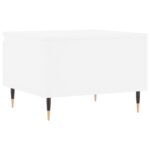 Table basse blanc 50x46x35 cm bois d'ingénierie – Image 6