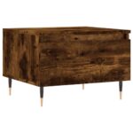 Tables basses 2 pcs chêne fumé 50x46x35 cm bois d'ingénierie – Image 3