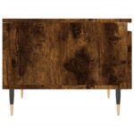 Tables basses 2 pcs chêne fumé 50x46x35 cm bois d'ingénierie – Image 6