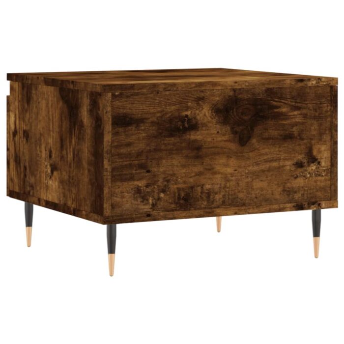 Tables basses 2 pcs chêne fumé 50x46x35 cm bois d'ingénierie – Image 7
