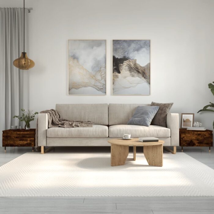 VXL8721012111660_m_en_hd_1.jpg Tables basses 2 pcs chêne fumé 50x46x35 cm bois d'ingénierie – Image 1