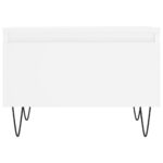 Tables basses 2 pcs blanc 50x46x35 cm bois d'ingénierie – Image 4