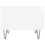 Tables basses 2 pcs blanc 50x46x35 cm bois d'ingénierie – Image 6