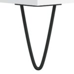 Tables basses 2 pcs blanc 50x46x35 cm bois d'ingénierie – Image 8