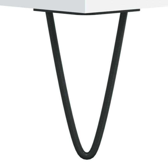 Tables basses 2 pcs blanc 50x46x35 cm bois d'ingénierie – Image 8