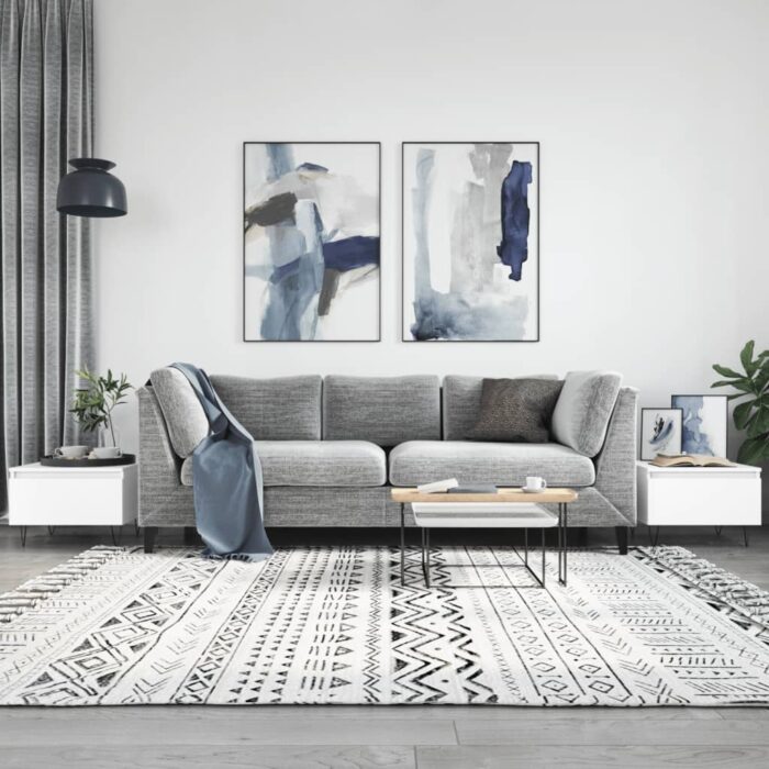 VXL8721012111721_m_en_hd_1.jpg Tables basses 2 pcs blanc 50x46x35 cm bois d'ingénierie – Image 1