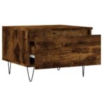 Tables basses 2 pcs chêne fumé 50x46x35 cm bois d'ingénierie – Image 5