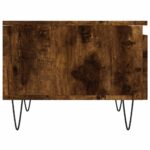 Tables basses 2 pcs chêne fumé 50x46x35 cm bois d'ingénierie – Image 6