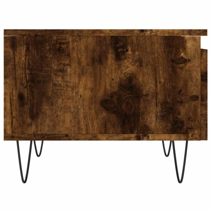Tables basses 2 pcs chêne fumé 50x46x35 cm bois d'ingénierie – Image 6