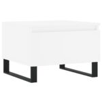 Tables basses 2 pcs blanc 50x46x35 cm bois d'ingénierie – Image 3