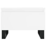 Tables basses 2 pcs blanc 50x46x35 cm bois d'ingénierie – Image 4