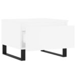 Tables basses 2 pcs blanc 50x46x35 cm bois d'ingénierie – Image 5