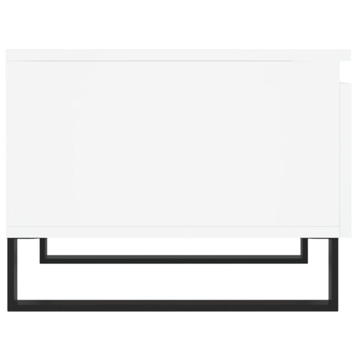 Tables basses 2 pcs blanc 50x46x35 cm bois d'ingénierie – Image 6