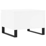 Tables basses 2 pcs blanc 50x46x35 cm bois d'ingénierie – Image 7