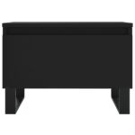 Tables basses 2 pcs noir 50x46x35 cm bois d'ingénierie – Image 4