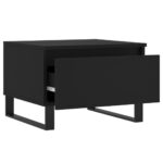 Tables basses 2 pcs noir 50x46x35 cm bois d'ingénierie – Image 5