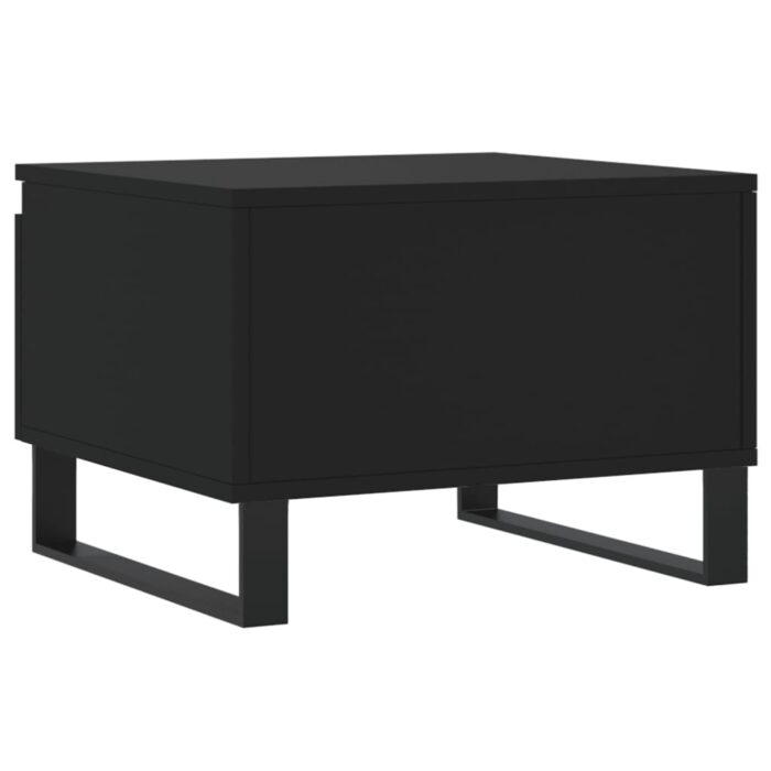 Tables basses 2 pcs noir 50x46x35 cm bois d'ingénierie – Image 7
