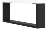Tables basses 2 pcs blanc brillant 50x46x35cm bois d'ingénierie – Image 8