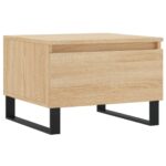 Tables basses 2 pcs chêne sonoma 50x46x35 cm bois d'ingénierie – Image 3