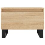 Tables basses 2 pcs chêne sonoma 50x46x35 cm bois d'ingénierie – Image 4