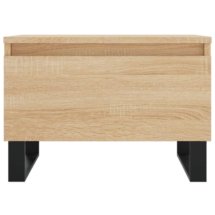 Tables basses 2 pcs chêne sonoma 50x46x35 cm bois d'ingénierie – Image 4