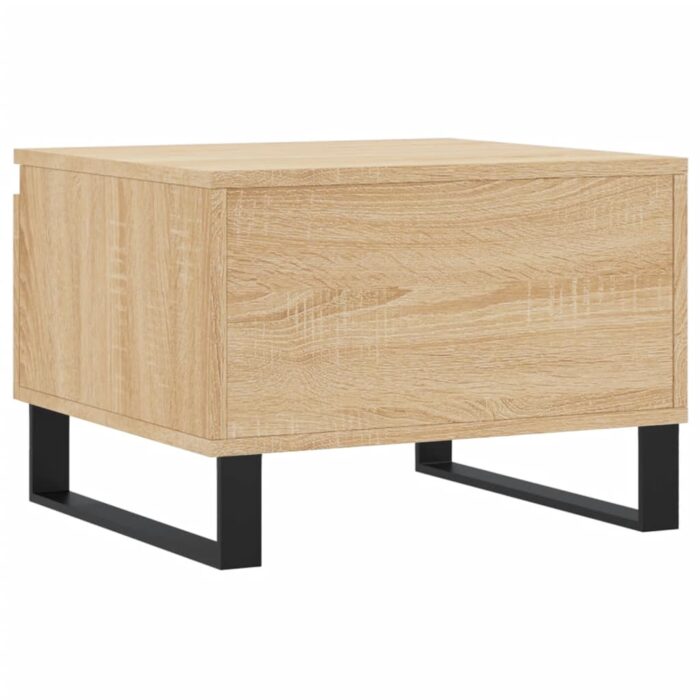 Tables basses 2 pcs chêne sonoma 50x46x35 cm bois d'ingénierie – Image 7