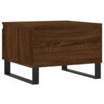 Table basse chêne marron 50x46x35 cm bois d'ingénierie – Image 6