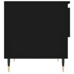 Tables basses 2 pcs noir 50x46x50 cm bois d'ingénierie – Image 6