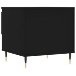 Tables basses 2 pcs noir 50x46x50 cm bois d'ingénierie – Image 7