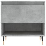 Tables basses 2 pcs gris béton 50x46x50 cm bois d'ingénierie – Image 4